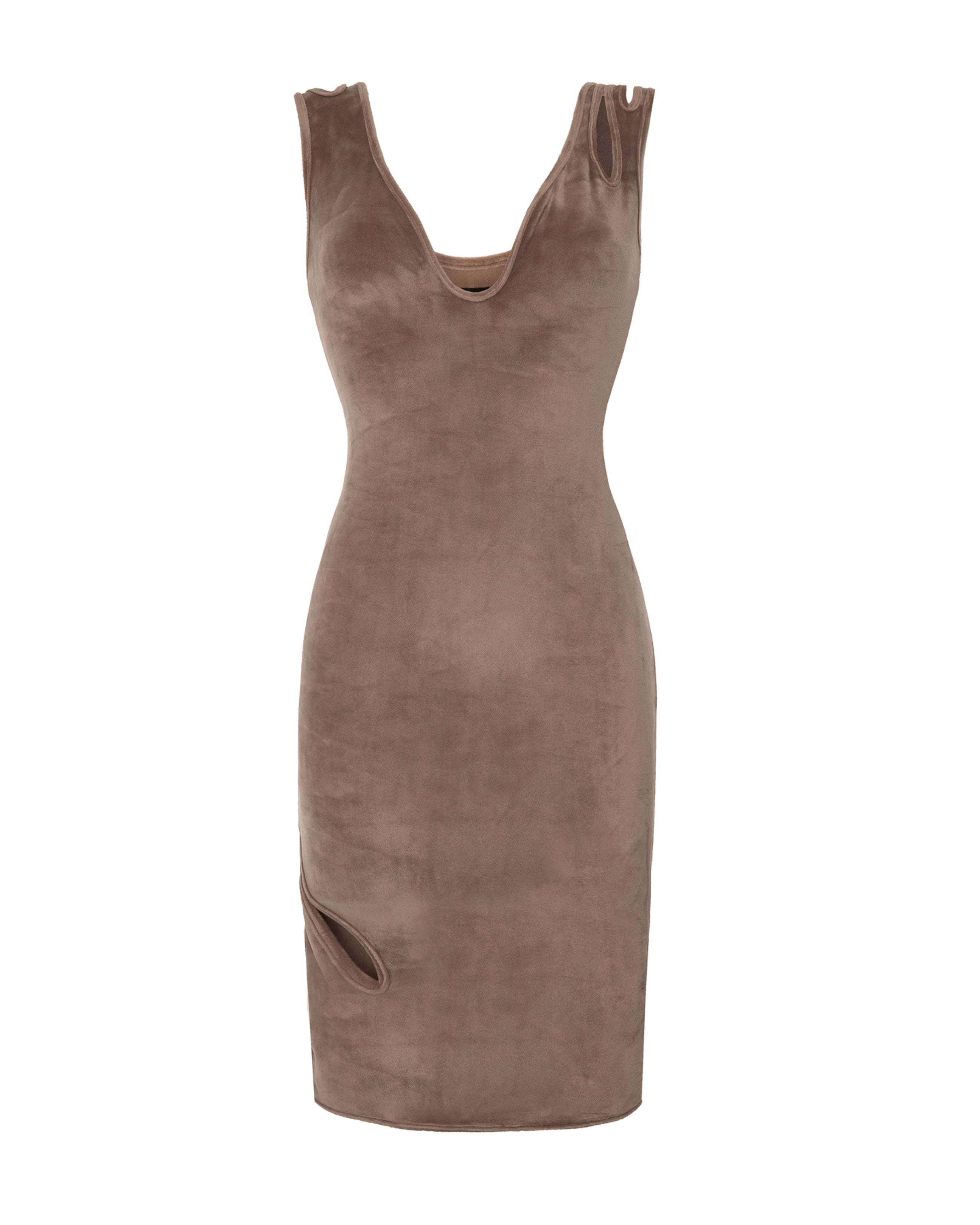 Elixir dress ashy brown