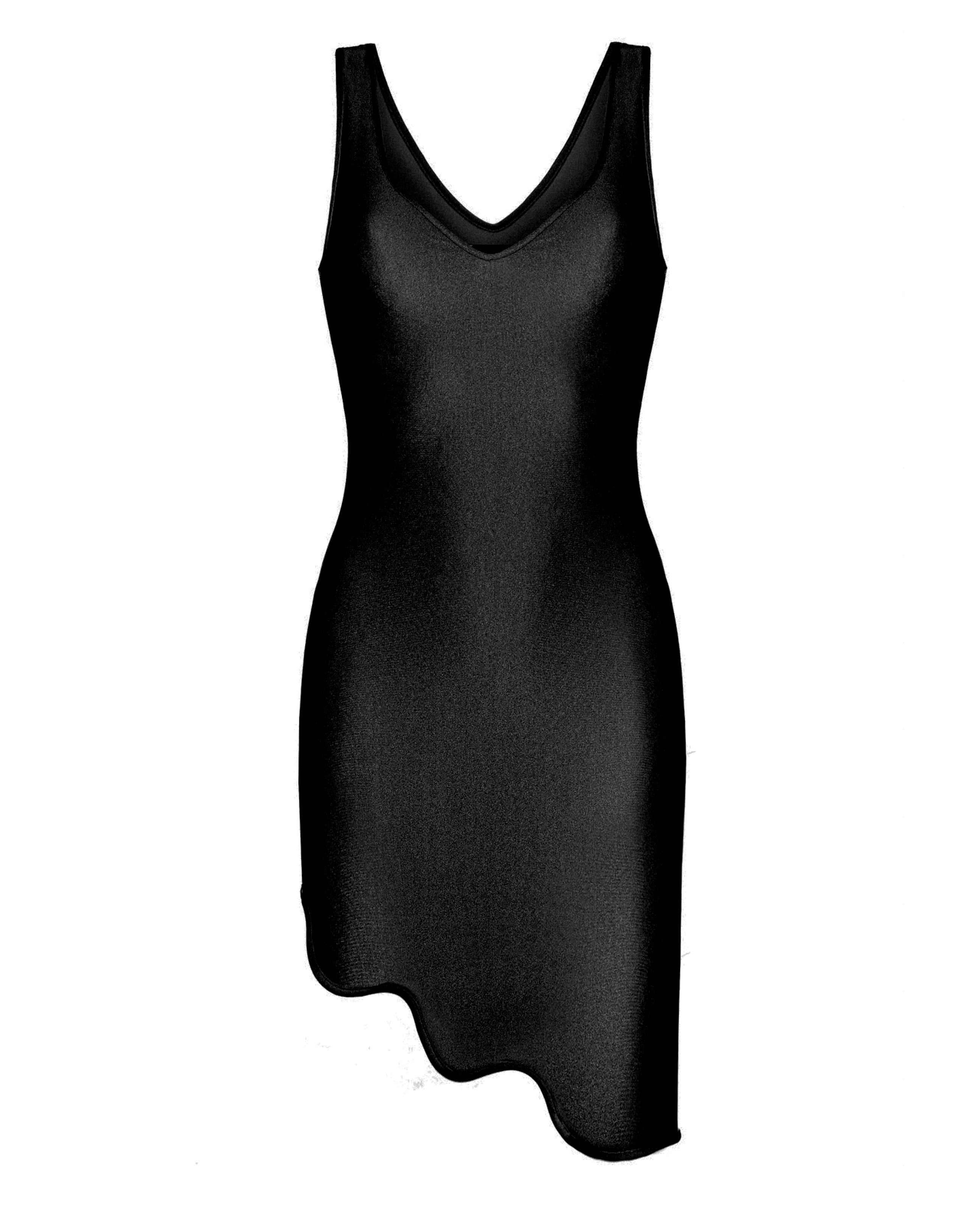 Molten mini dress black