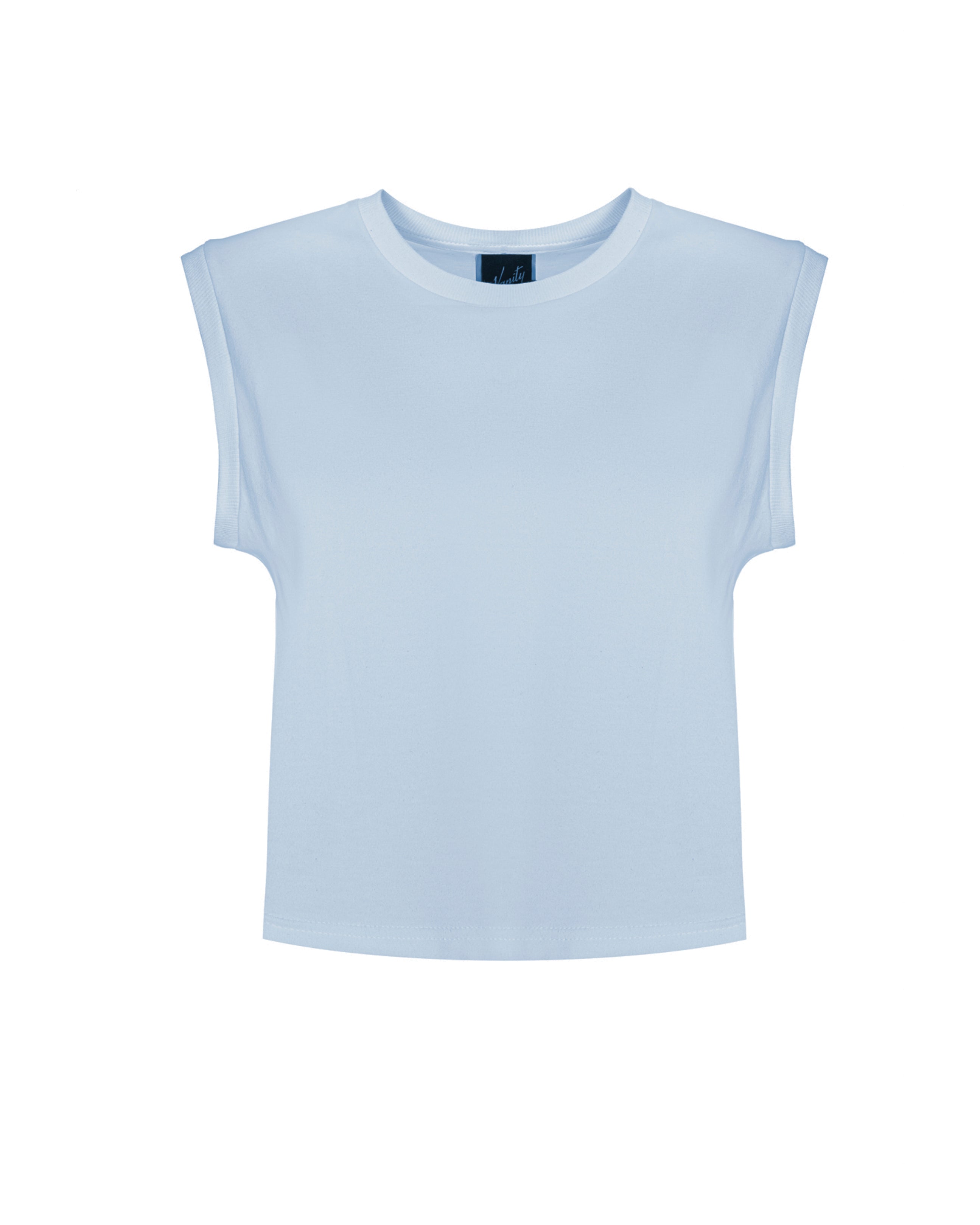 Sleeveless top sky blue