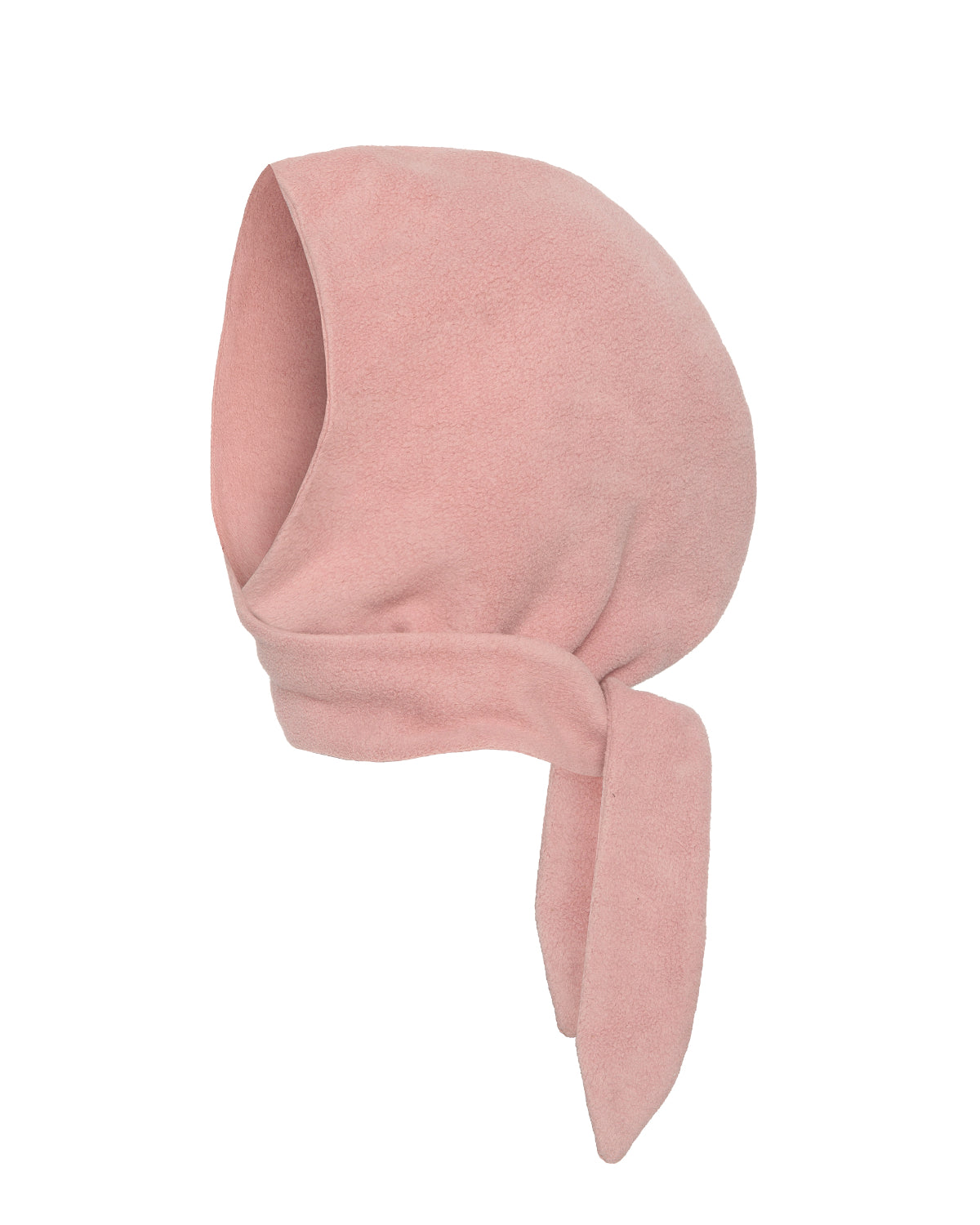 Fleece head scarf pink