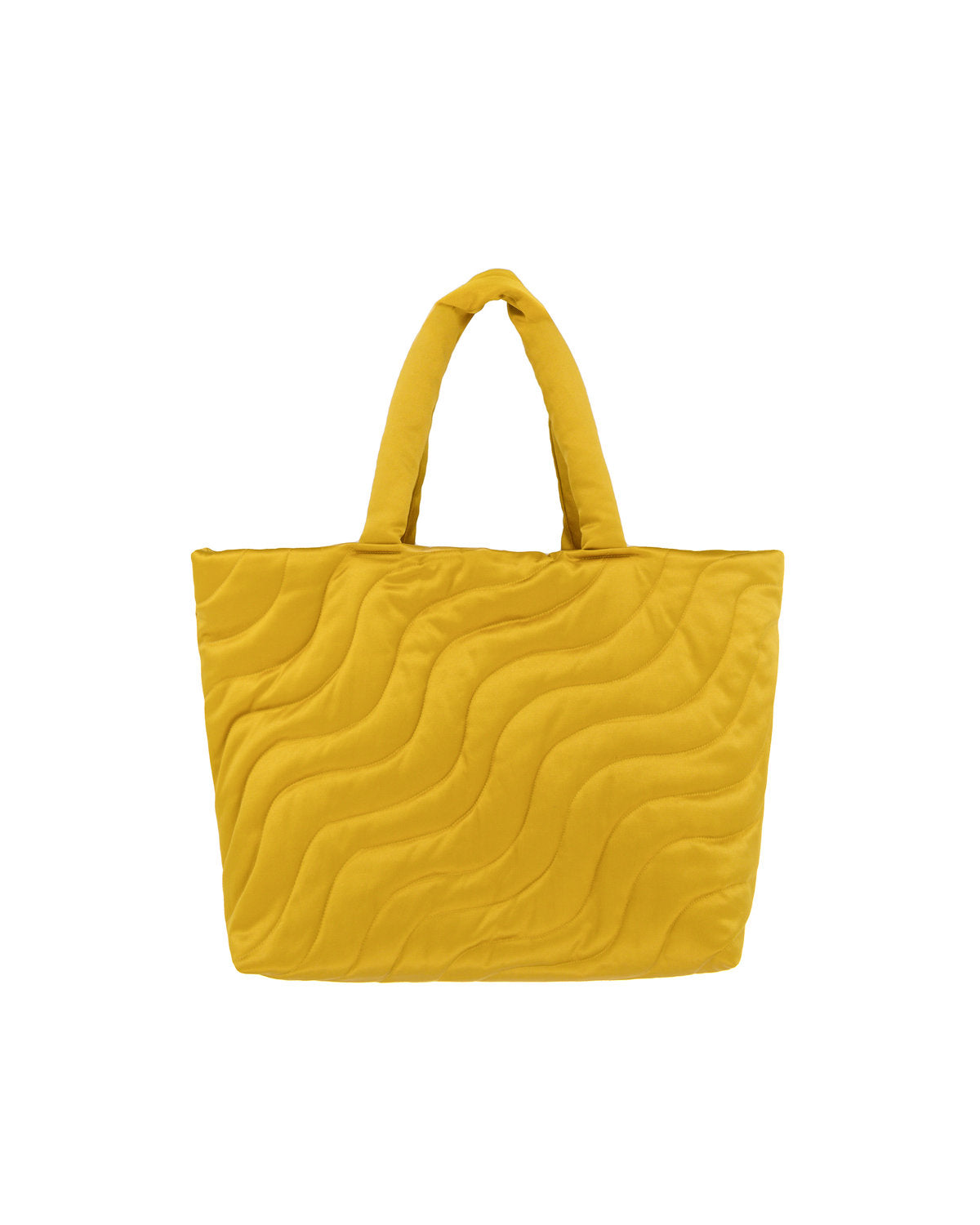 Wavy puffer bag gold